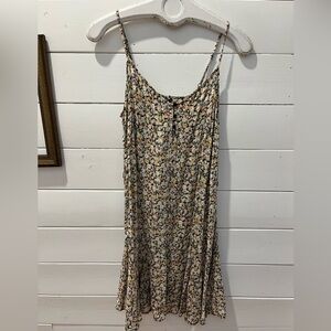 Floral Sleeveless Dress - PIECES size S